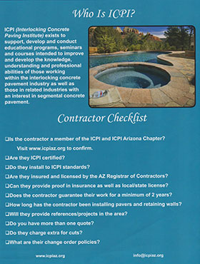 Contractor Checklist