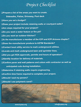 Project Checklist